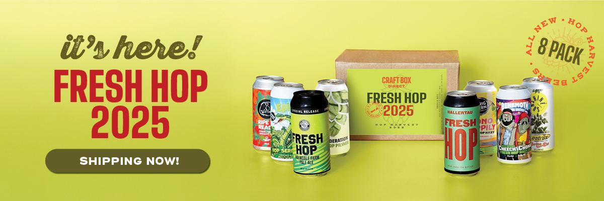 Fresh Hop Box 8 Pack 2025 | New Zealand Craft Beer Hop Harvest Box | 8-Pack