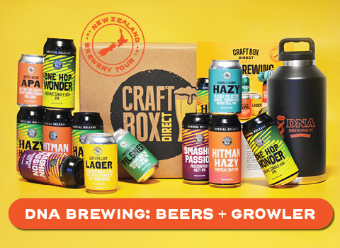 DNA Brewing Exclusive Box Beers + Growler | Core Lineup + Seasonal Releases