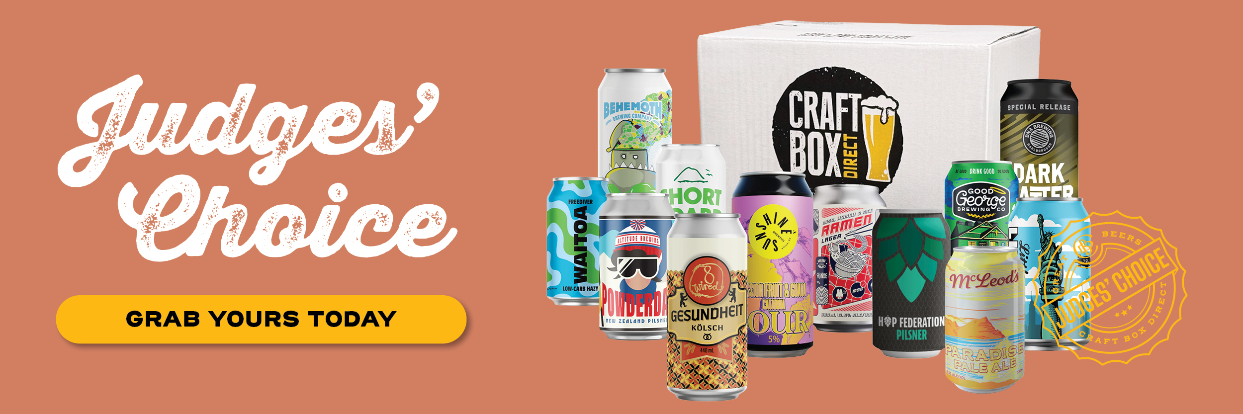 March 2025 Judges' Club Craft Beer Box New Zealand