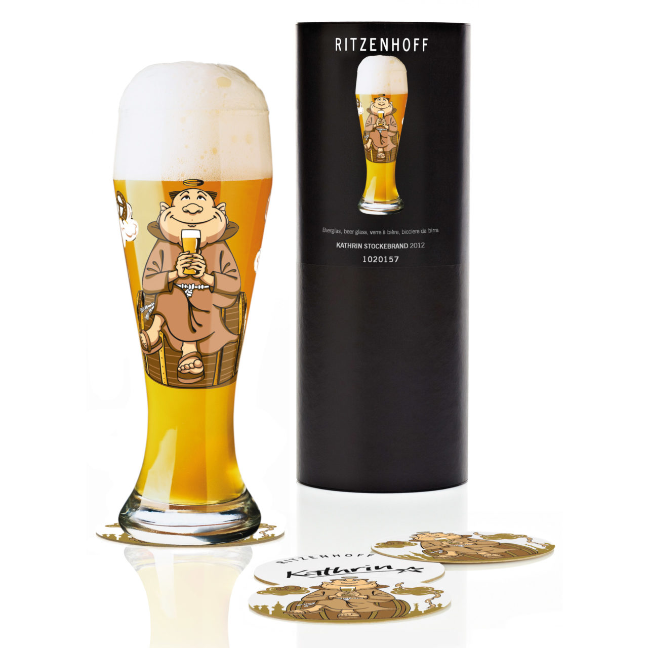 Ritzenhoff Wheat Beer beer glass by K. Stockebrand (Mönch) H12 Craft
