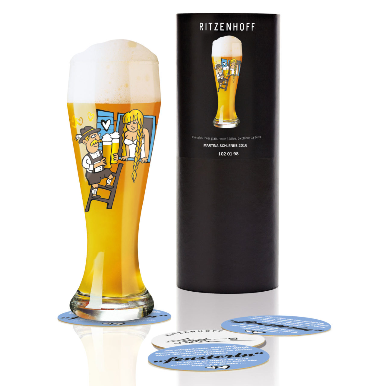 Ritzenhoff Wheat Beer beer glass by M. Schlenke 2016 Craft Box Direct