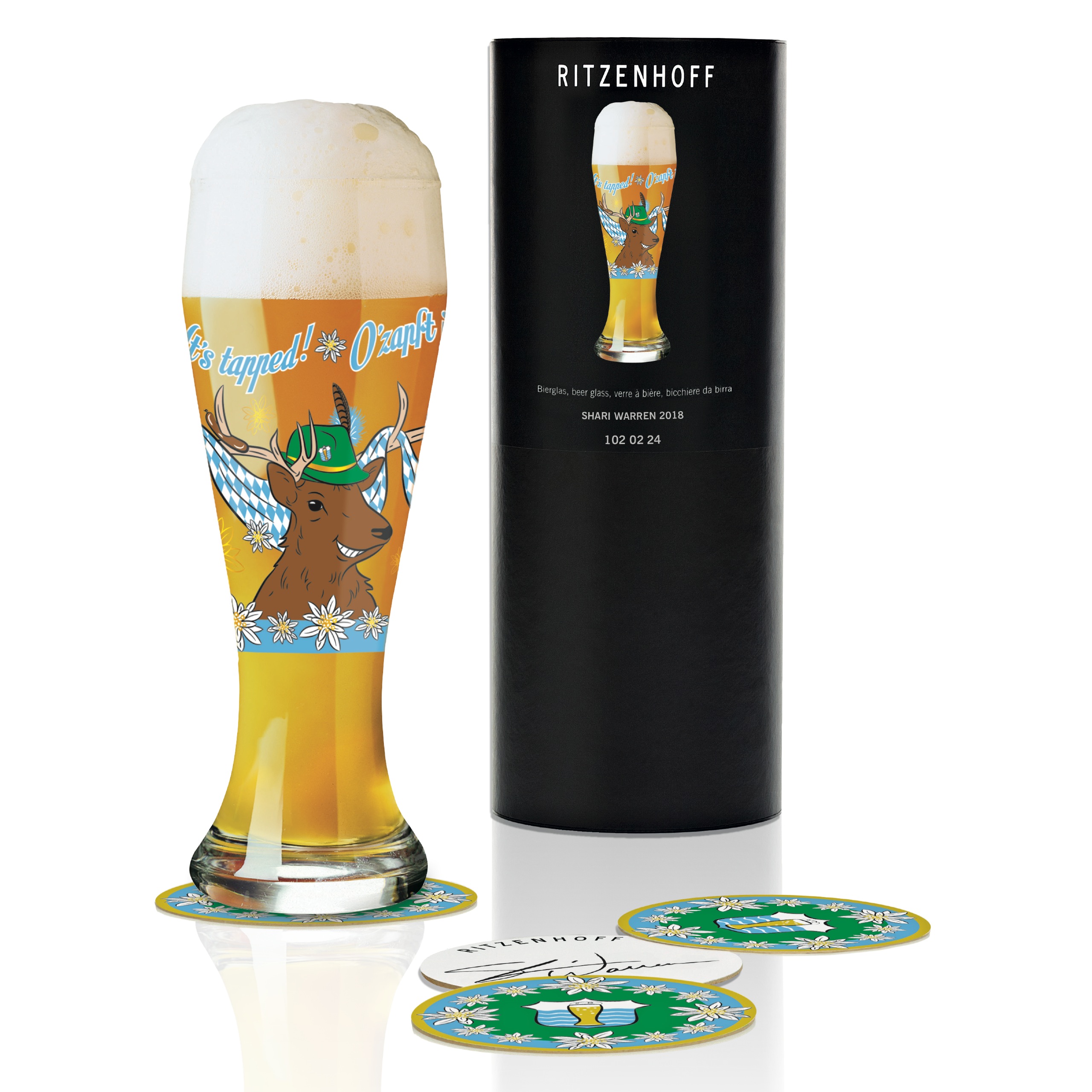 Ritzenhoff Wheat Beer beer glass by S. Warren 2018 – Craft Box Direct