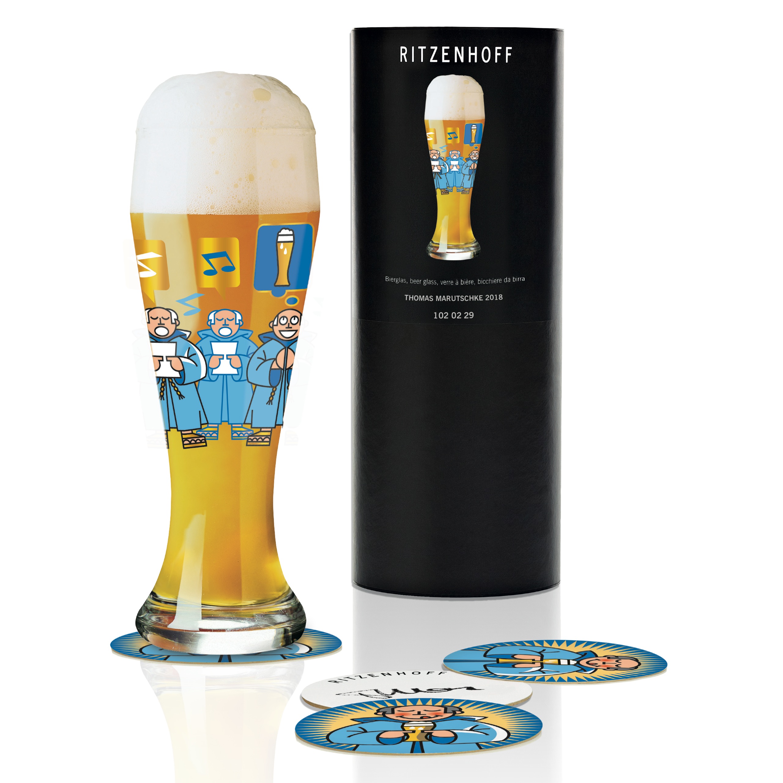 Ritzenhoff Wheat Beer beer glass by T. Marutschke 2018 – Craft Box Direct