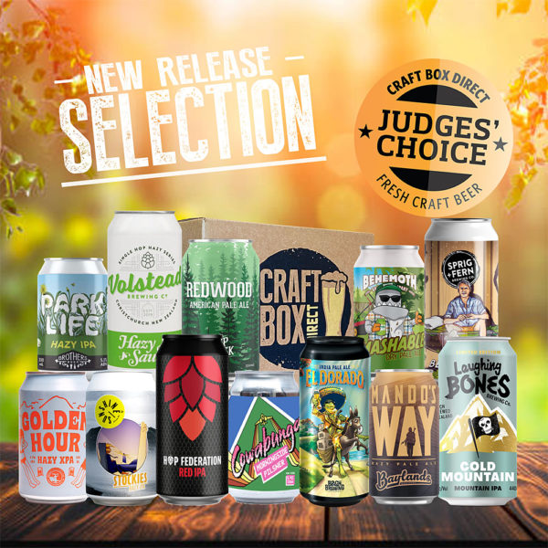 Craft Beer Gift Box - Behemoth - Bach - Baylands -Sunshine Brewing - Hop Federation - Cowabunga - Southpaw - Brothers - Good George - Lighthouse Brewing - Volstead - Sprig & Fern