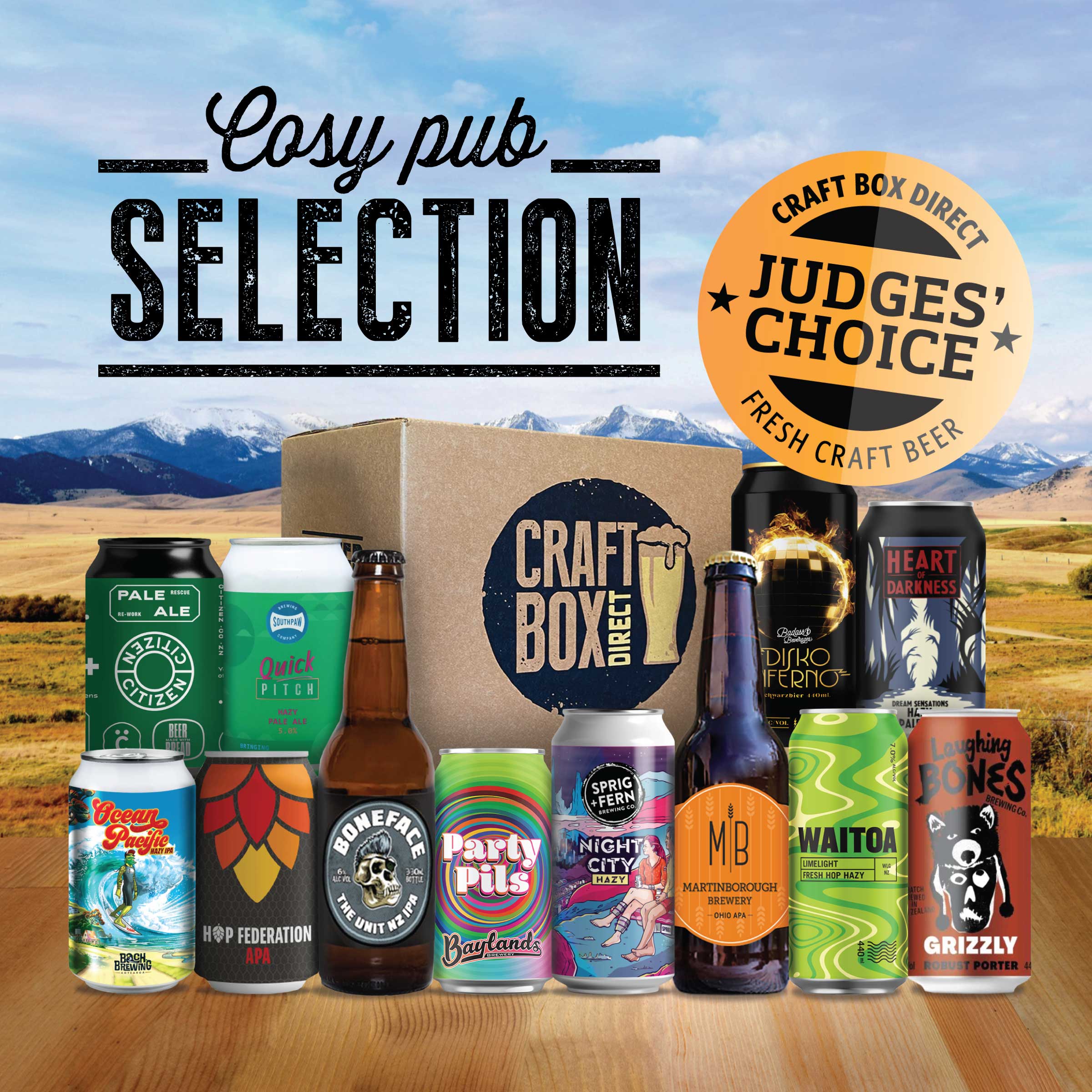 Fathers Day Dozen Brews Beer Gift  Free Australia Wide Delivery   Brewquets