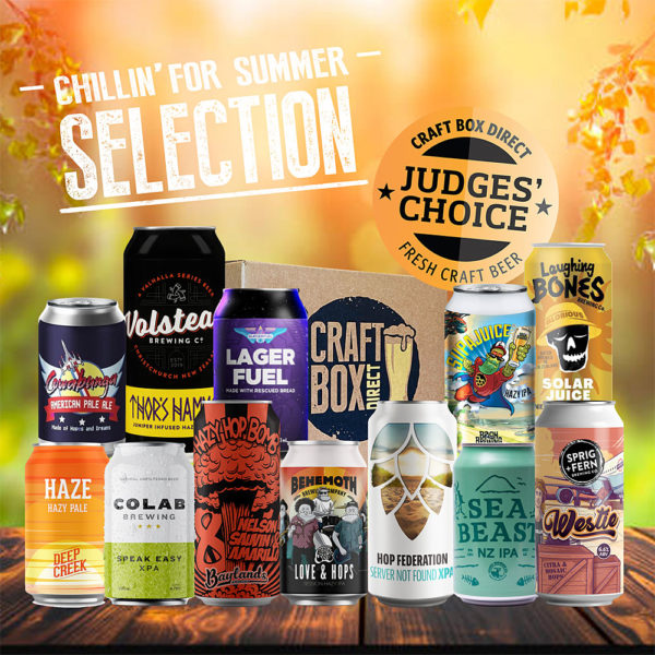 Craft Beer Gift Box - Behemoth - Bach - Baylands -Sunshine Brewing - Hop Federation - Cowabunga - Southpaw - Brothers - Good George - Lighthouse Brewing - Volstead - Sprig & Fern - Deep Creek - Mount Brewing - Hop Federation