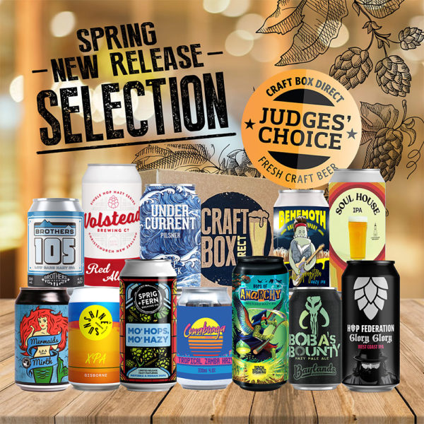 Craft Beer Gift Box - Behemoth - Bach - Baylands -Sunshine Brewing - Hop Federation - Cowabunga - Southpaw - Brothers - Good George - Lighthouse Brewing - Volstead - Sprig & Fern - Deep Creek - Mount Brewing - Hop Federation