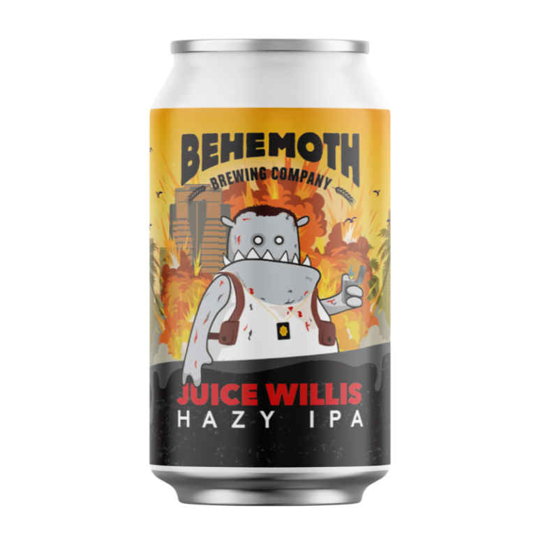 Behemoth Juice Willis (Hazy IPA) 24 x 330ml Cans Craft Box Direct