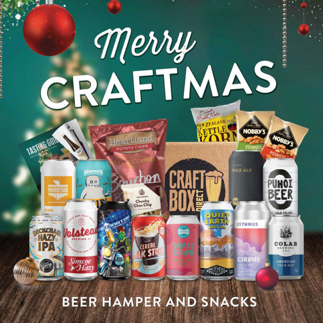 Craft Box Direct Christmas Hamper - Beer And Snacks