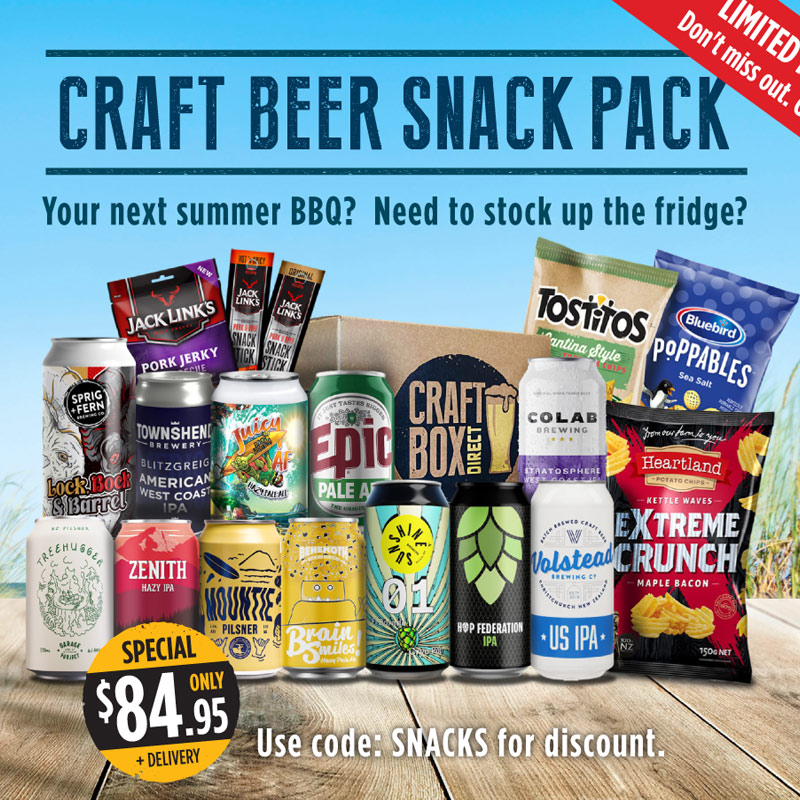 Craft Box Direct Christmas Hamper - Beer And Snacks