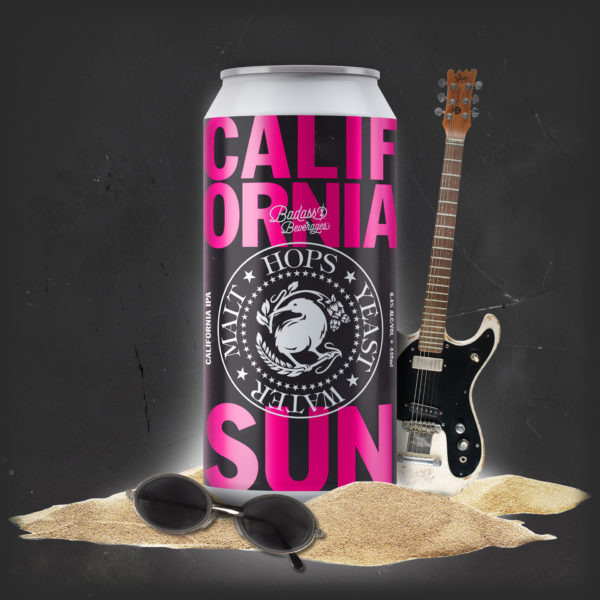 Badass - California Sun - IPA - 12x 440ml Cans - Inc Freight