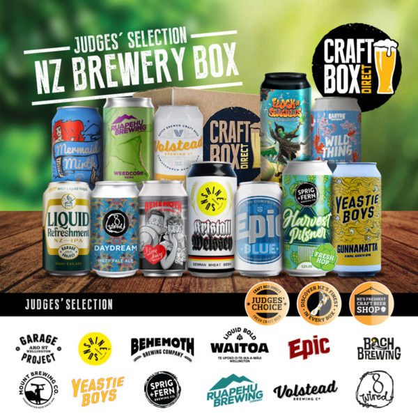 Craft Beer Gift Box - Behemoth - Bach - Baylands -Sunshine Brewing - Hop Federation - Cowabunga - Southpaw - Brothers - Good George - Lighthouse Brewing - Volstead - Sprig & Fern - Deep Creek - Mount Brewing - Hop Federation