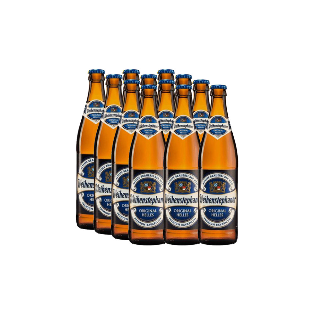 Weihenstephaner Original Helles 5.1% 12x 500ml – Craft Box Direct
