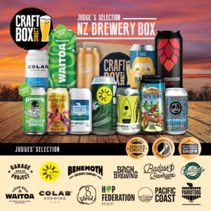 Craft Beer Gift Box - Behemoth - Bach -Sunshine Brewing - Hop Federation - Southpaw - Brothers - Good George - Volstead - Sprig & Fern - Mount Brewing - Colab - Waitoa - Epic Beer - Garage Project - Parrot Dog - Pacific Coast Beverages - 8 Wired