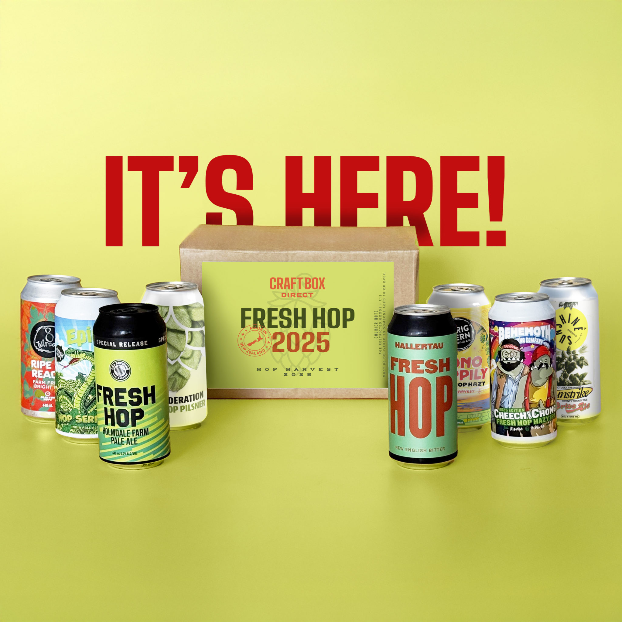 Fresh Hop 2025 | Limited Release (8-pack) – Craft Box Direct