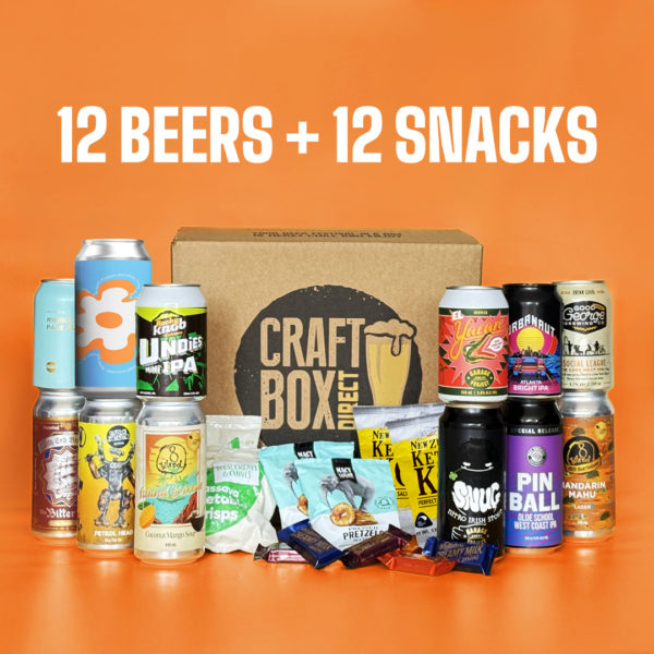 New Zealand Craft Beer Gift Box | Beers + Snacks