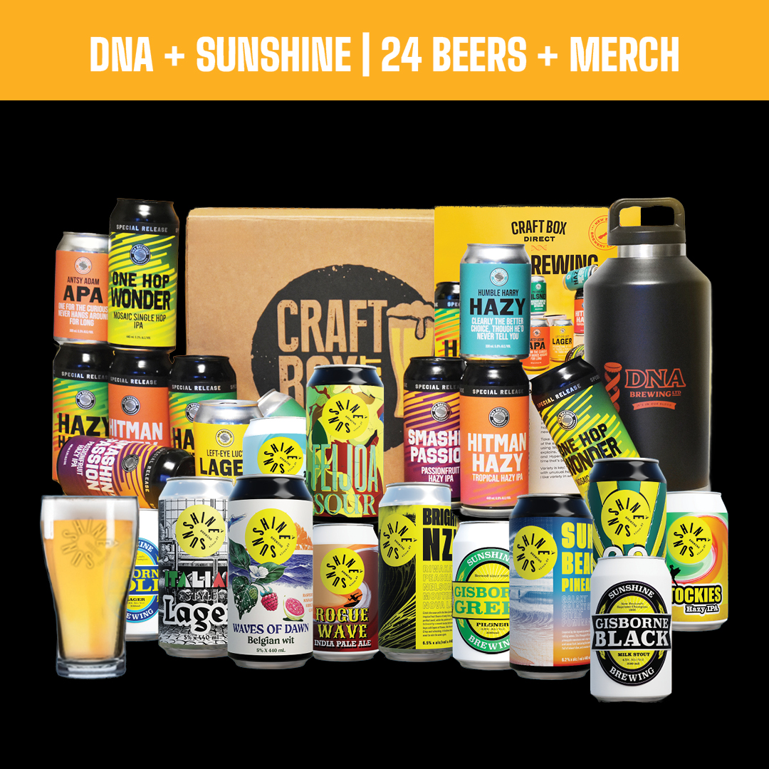 DNA + Sunshine Brewery Boxes DNA + Sunshine Brewery Boxes