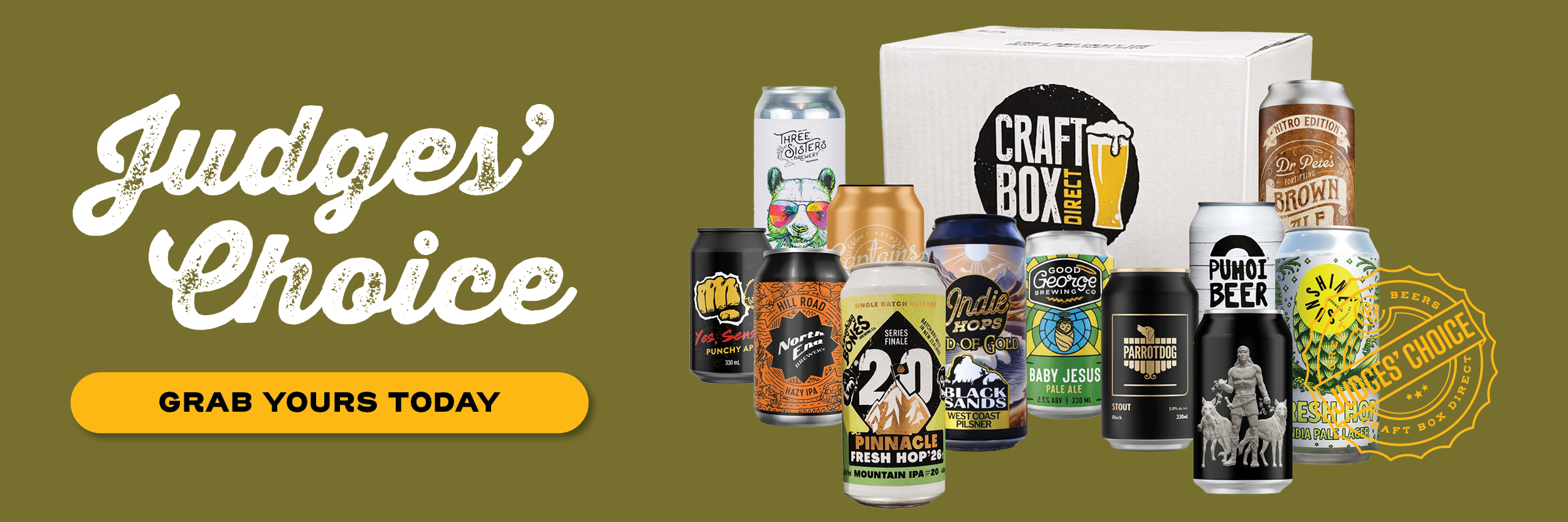 March 2025 Judges' Club Craft Beer Box New Zealand